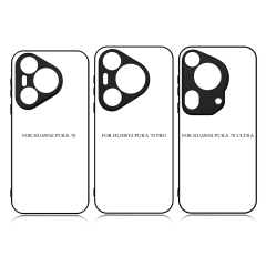 Smooth Sides! For Huawei Pura 70, Pura 70 Pro,Pura 70 Ultra Sublimation Blank Rubber 2D TPU Phone Case Cover