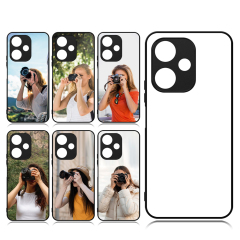 Smooth Sides!!! For Honor Play 40C,Honor Play 50 Sublimation Blank 2D TPU Phone Case With Aluminum Insert
