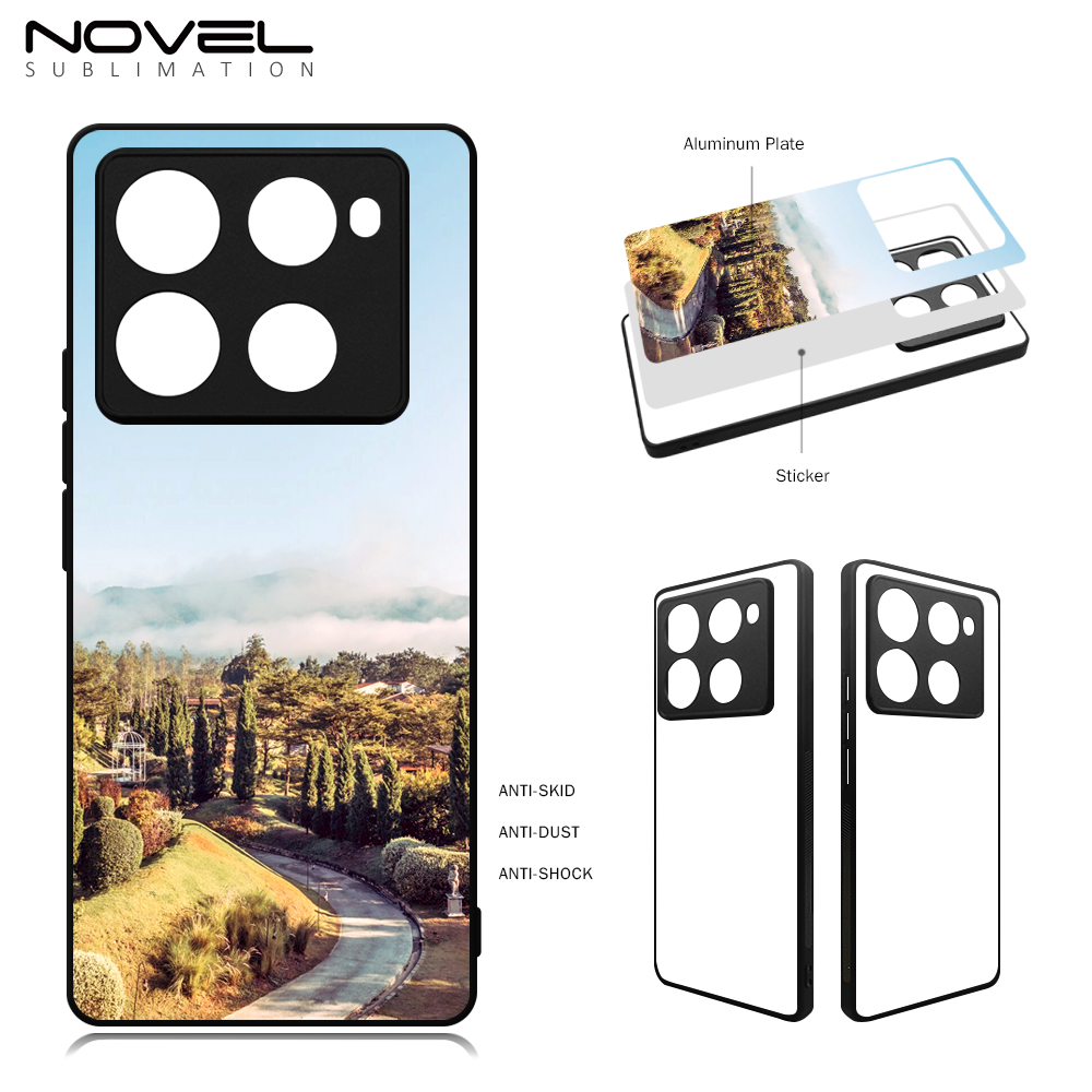 New Arrival!!! Sublimation 2D TPU Case Cover for Infinix Note 40 4G,Note 40 Pro 4G/5G,Note 40X 5G With Aluminum Insert