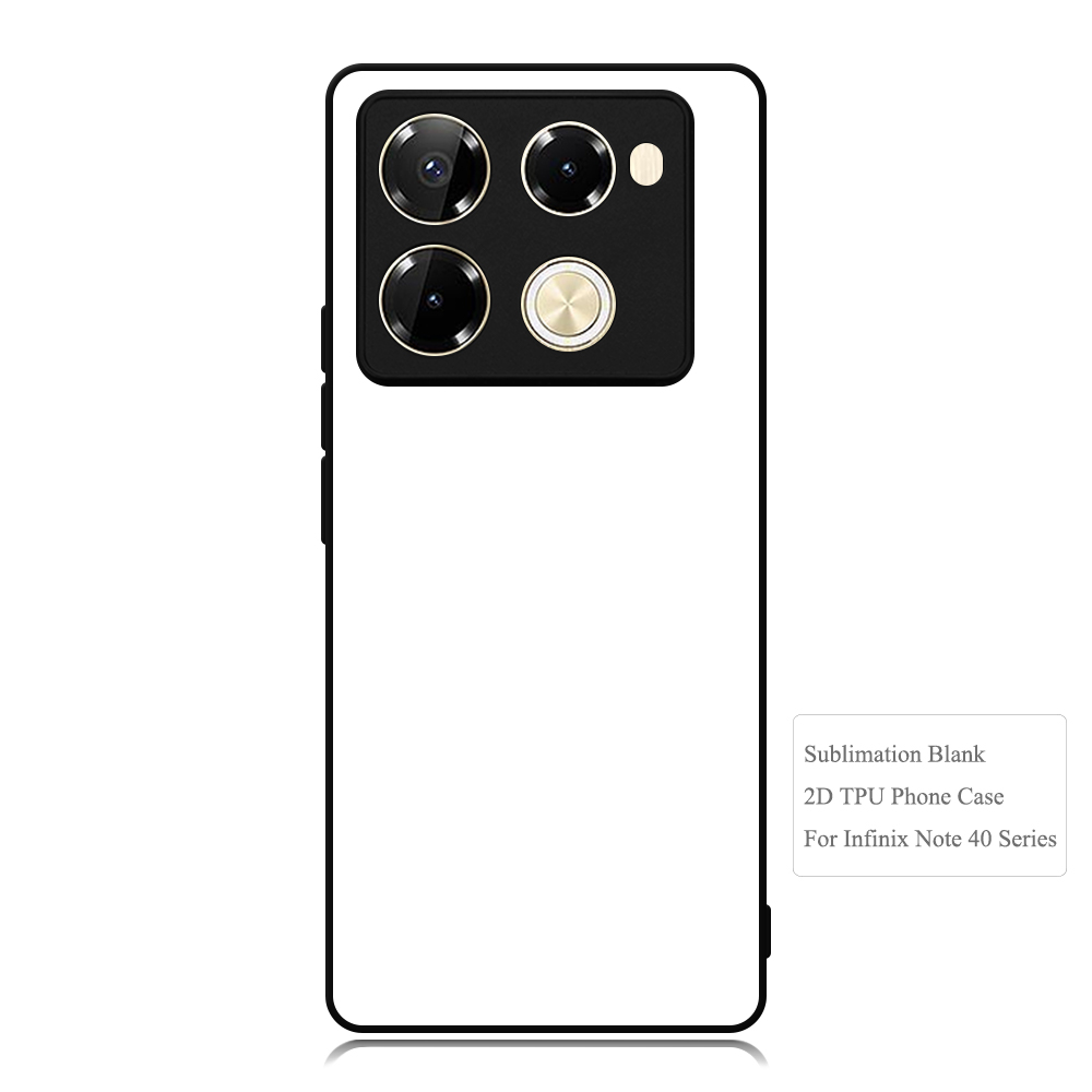 New Arrival!!! Sublimation 2D TPU Case Cover for Infinix Note 40 4G,Note 40 Pro 4G/5G,Note 40X 5G With Aluminum Insert