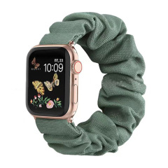 New Arrival Scrunchoe Strap iWatch Strap Various Colors Available Quick Release Scrunchie Strap Stretchy Cute Elastic Replacement Fabric Band