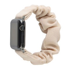 New Arrival Scrunchoe Strap iWatch Strap Various Colors Available Quick Release Scrunchie Strap Stretchy Cute Elastic Replacement Fabric Band
