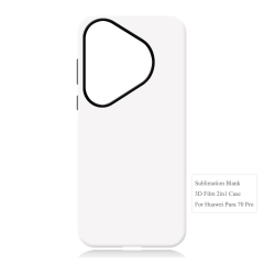 New Arrival 2in1 3D Film case Sublimation cover customized DIY Cell Phone case for Huawei Pure 70 Series