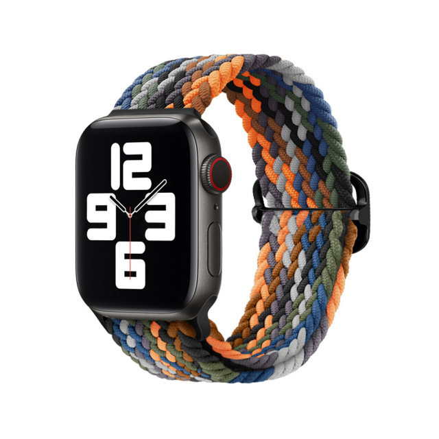 New Arrival Colorful Woven Strap Nylon Bradied Strap Replacement Watch Band Nylon iWatch Strap