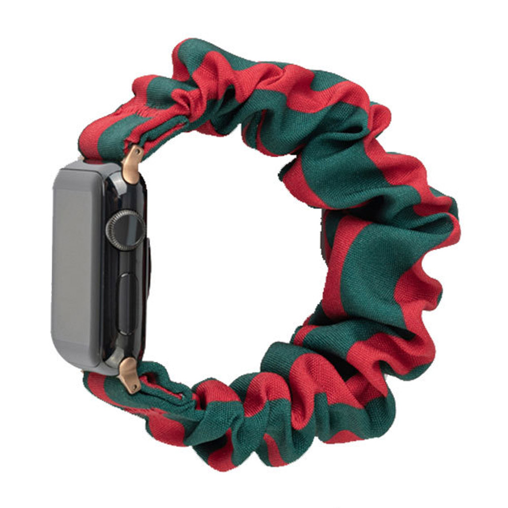 New Arrival Scrunchoe Strap iWatch Strap Various Colors Available Quick Release Scrunchie Strap Stretchy Cute Elastic Replacement Fabric Band