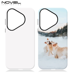 New Arrival 2in1 3D Film case Sublimation cover customized DIY Cell Phone case for Huawei Pure 70 Series