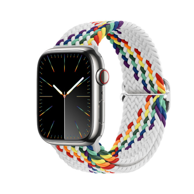 New Arrival Colorful Woven Strap Nylon Bradied Strap Replacement Watch Band Nylon iWatch Strap
