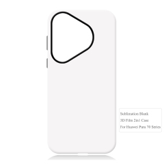 New Arrival 2in1 3D Film case Sublimation cover customized DIY Cell Phone case for Huawei Pure 70 Series