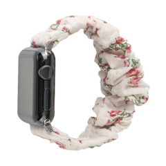 New Arrival Scrunchoe Strap iWatch Strap Various Colors Available Quick Release Scrunchie Strap Stretchy Cute Elastic Replacement Fabric Band