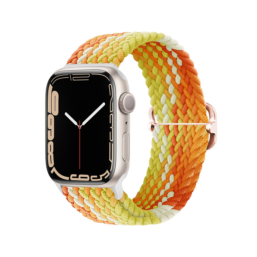New Arrival Colorful Woven Strap Nylon Bradied Strap Replacement Watch Band Nylon iWatch Strap