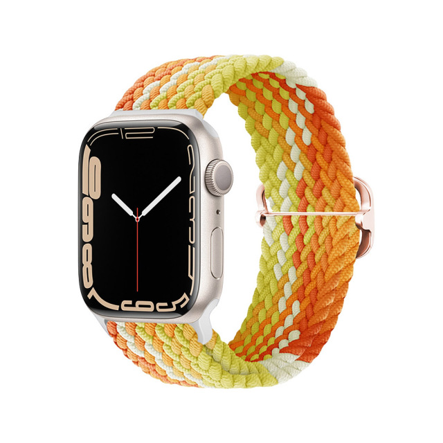 New Arrival Colorful Woven Strap Nylon Bradied Strap Replacement Watch Band Nylon iWatch Strap