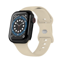 New Arrival Solid Color Silicone Eight-character Buckle Strap iWatch Strap Various Colors Available