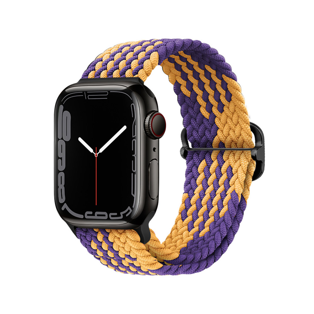 New Arrival Colorful Woven Strap Nylon Bradied Strap Replacement Watch Band Nylon iWatch Strap