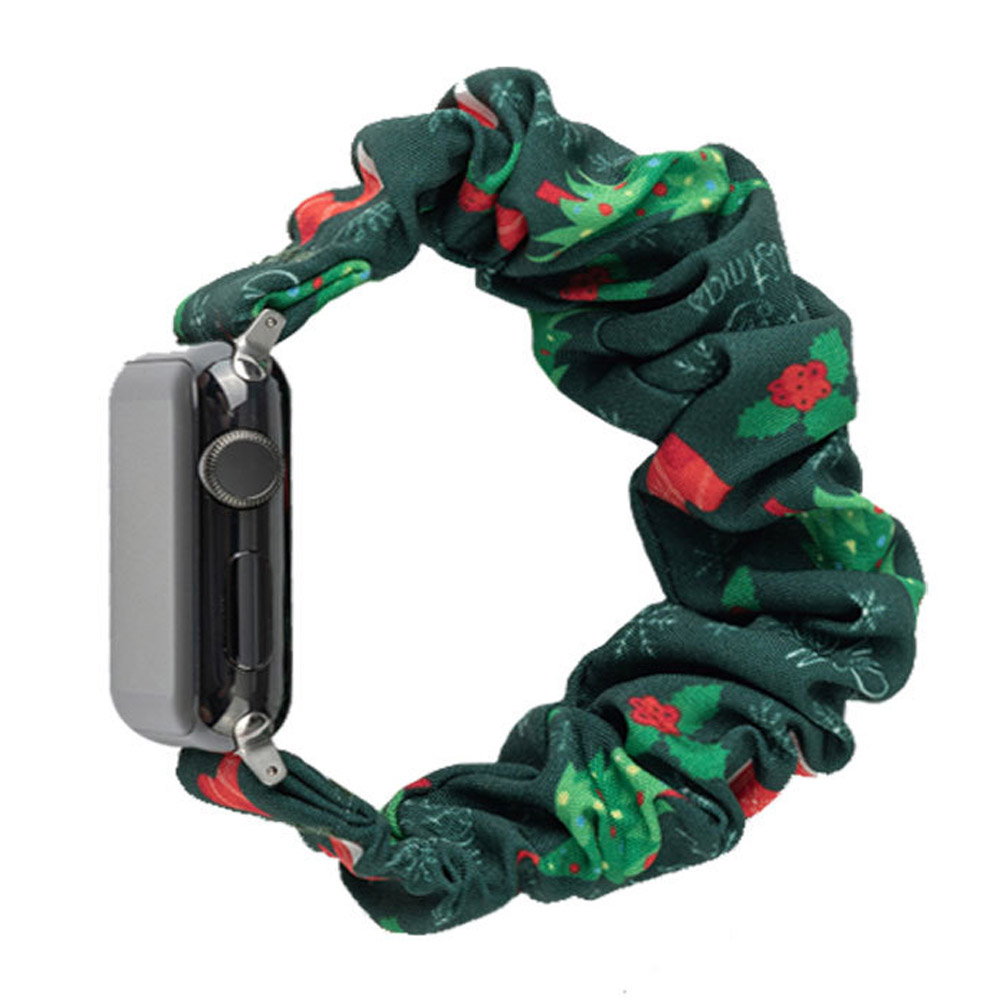 New Arrival Scrunchoe Strap iWatch Strap Various Colors Available Quick Release Scrunchie Strap Stretchy Cute Elastic Replacement Fabric Band