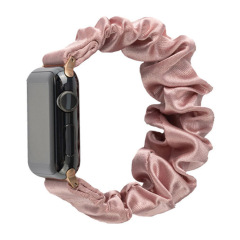 New Arrival Scrunchoe Strap iWatch Strap Various Colors Available Quick Release Scrunchie Strap Stretchy Cute Elastic Replacement Fabric Band