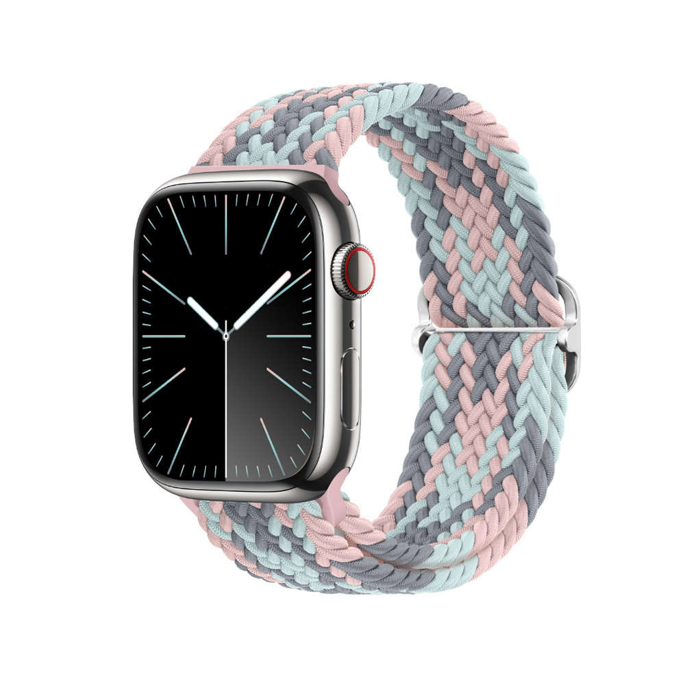 New Arrival Colorful Woven Strap Nylon Bradied Strap Replacement Watch Band Nylon iWatch Strap