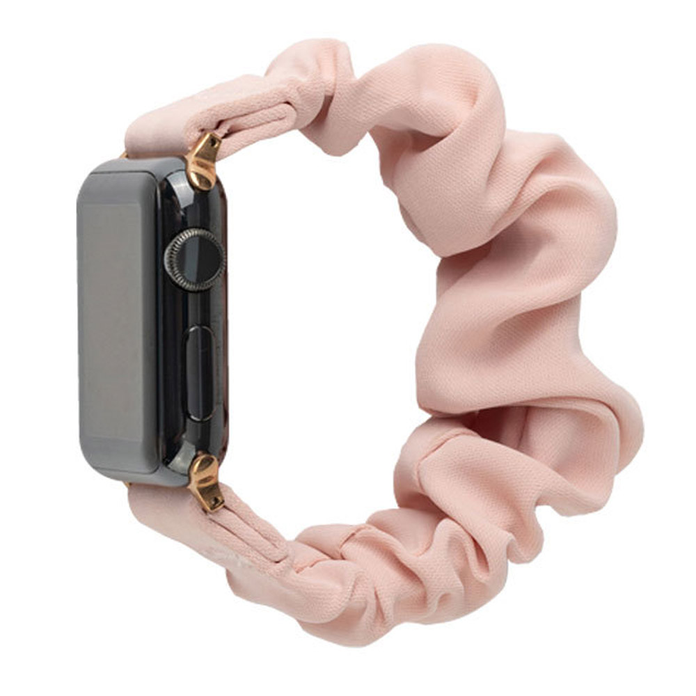 New Arrival Scrunchoe Strap iWatch Strap Various Colors Available Quick Release Scrunchie Strap Stretchy Cute Elastic Replacement Fabric Band