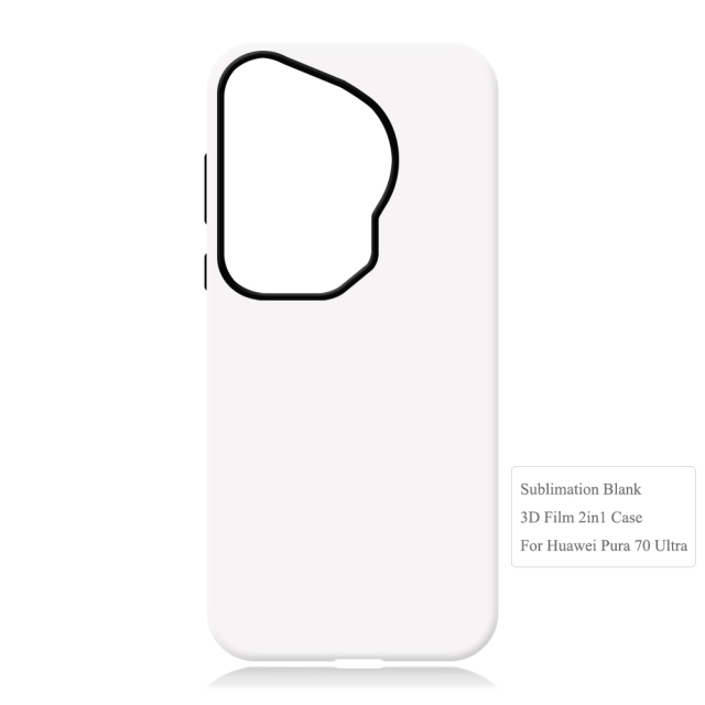 New Arrival 2in1 3D Film case Sublimation cover customized DIY Cell Phone case for Huawei Pure 70 Series