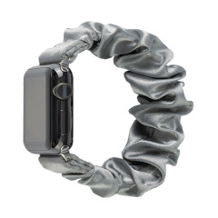 New Arrival Scrunchoe Strap iWatch Strap Various Colors Available Quick Release Scrunchie Strap Stretchy Cute Elastic Replacement Fabric Band