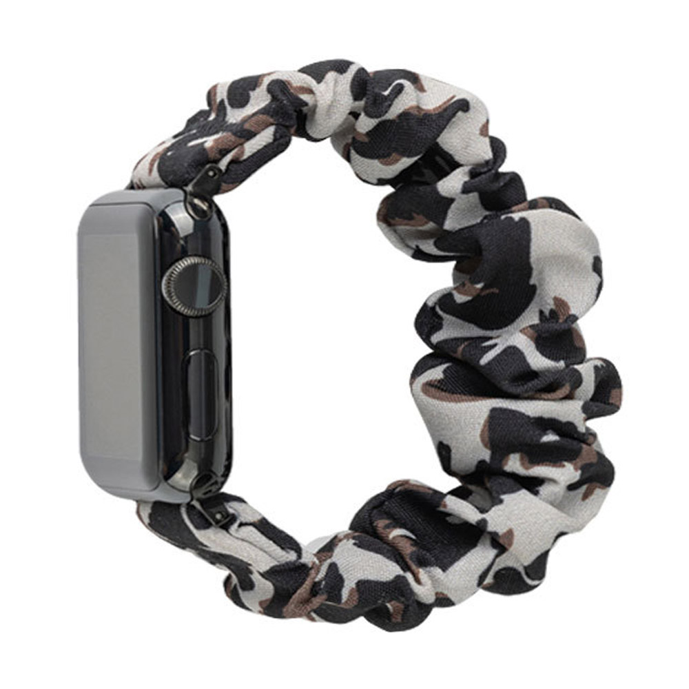 New Arrival Scrunchoe Strap iWatch Strap Various Colors Available Quick Release Scrunchie Strap Stretchy Cute Elastic Replacement Fabric Band