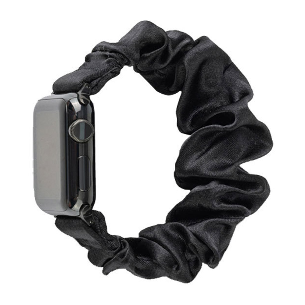 New Arrival Scrunchoe Strap iWatch Strap Various Colors Available Quick Release Scrunchie Strap Stretchy Cute Elastic Replacement Fabric Band