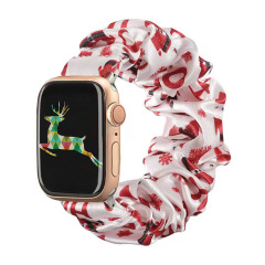 New Arrival Scrunchoe Strap iWatch Strap Various Colors Available Quick Release Scrunchie Strap Stretchy Cute Elastic Replacement Fabric Band