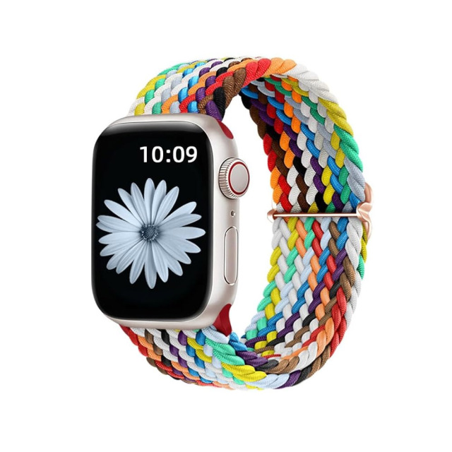 New Arrival Colorful Woven Strap Nylon Bradied Strap Replacement Watch Band Nylon iWatch Strap