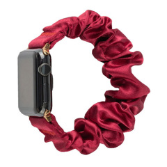 New Arrival Scrunchoe Strap iWatch Strap Various Colors Available Quick Release Scrunchie Strap Stretchy Cute Elastic Replacement Fabric Band