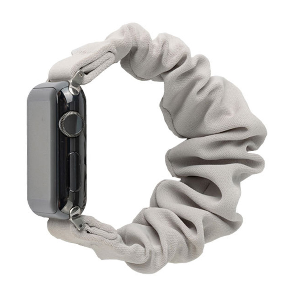 New Arrival Scrunchoe Strap iWatch Strap Various Colors Available Quick Release Scrunchie Strap Stretchy Cute Elastic Replacement Fabric Band