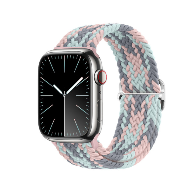 New Arrival Colorful Woven Strap Nylon Bradied Strap Replacement Watch Band Nylon iWatch Strap