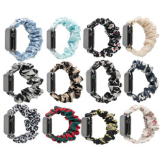 New Arrival Scrunchoe Strap iWatch Strap Various Colors Available Quick Release Scrunchie Strap Stretchy Cute Elastic Replacement Fabric Band