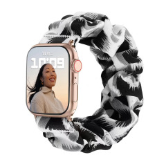 New Arrival Scrunchoe Strap iWatch Strap Various Colors Available Quick Release Scrunchie Strap Stretchy Cute Elastic Replacement Fabric Band