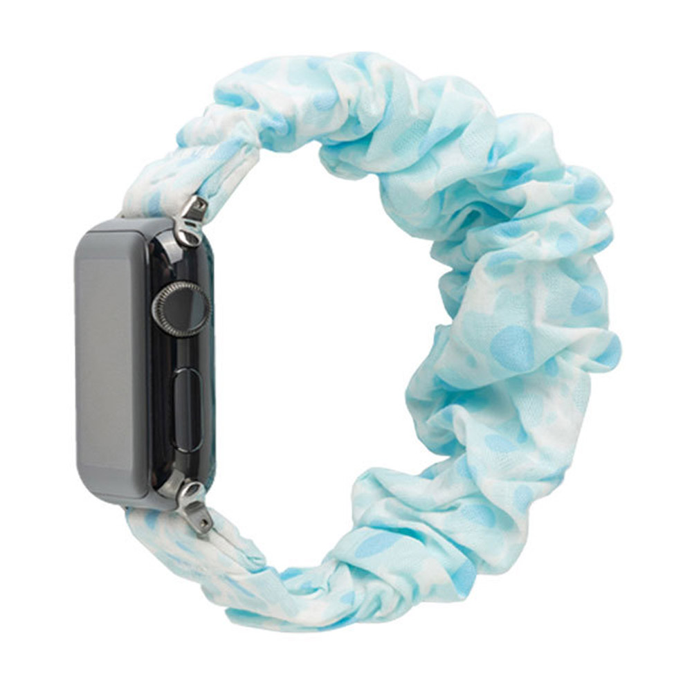 New Arrival Scrunchoe Strap iWatch Strap Various Colors Available Quick Release Scrunchie Strap Stretchy Cute Elastic Replacement Fabric Band