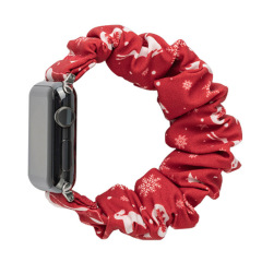 New Arrival Scrunchoe Strap iWatch Strap Various Colors Available Quick Release Scrunchie Strap Stretchy Cute Elastic Replacement Fabric Band