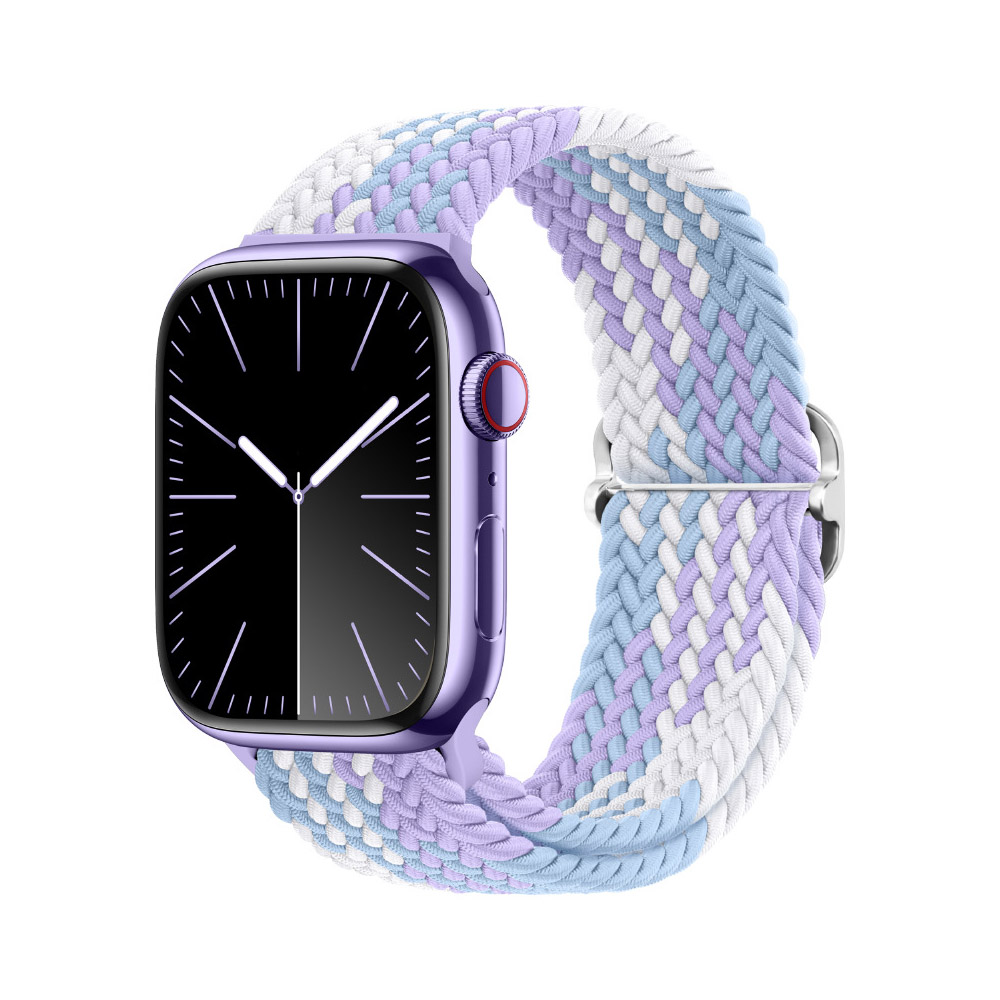 New Arrival Colorful Woven Strap Nylon Bradied Strap Replacement Watch Band Nylon iWatch Strap