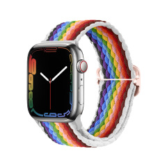 New Arrival Colorful Woven Strap Nylon Bradied Strap Replacement Watch Band Nylon iWatch Strap