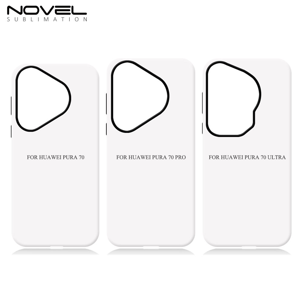 New Arrival 2in1 3D Film case Sublimation cover customized DIY Cell Phone case for Huawei Pure 70 Series