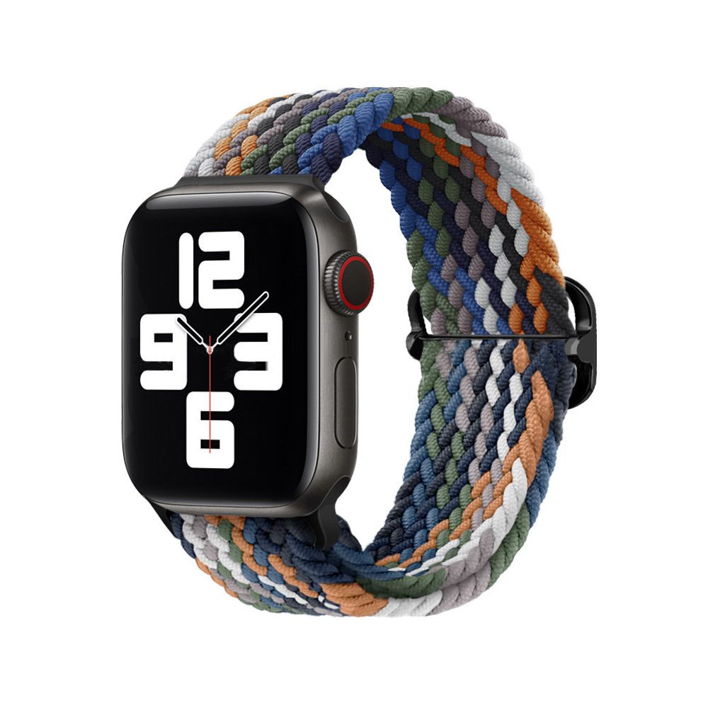 New Arrival Colorful Woven Strap Nylon Bradied Strap Replacement Watch Band Nylon iWatch Strap