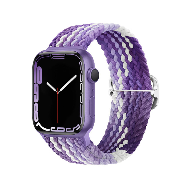 New Arrival Colorful Woven Strap Nylon Bradied Strap Replacement Watch Band Nylon iWatch Strap
