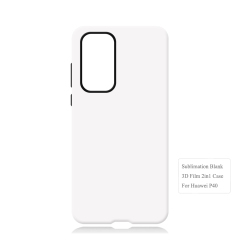 New Arrival 2in1 3D Film case Sublimation cover customized DIY Cell Phone case for Huawei P40,50,60 Series
