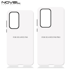 New Arrival 2in1 3D Film case Sublimation cover customized DIY Cell Phone case for Huawei P40,50,60 Series