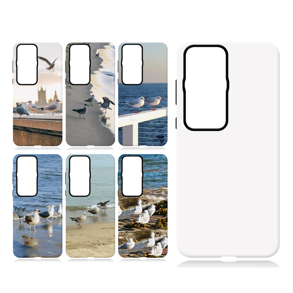New Arrival 2in1 3D Film case Sublimation cover customized DIY Cell Phone case for Huawei P40,50,60 Series