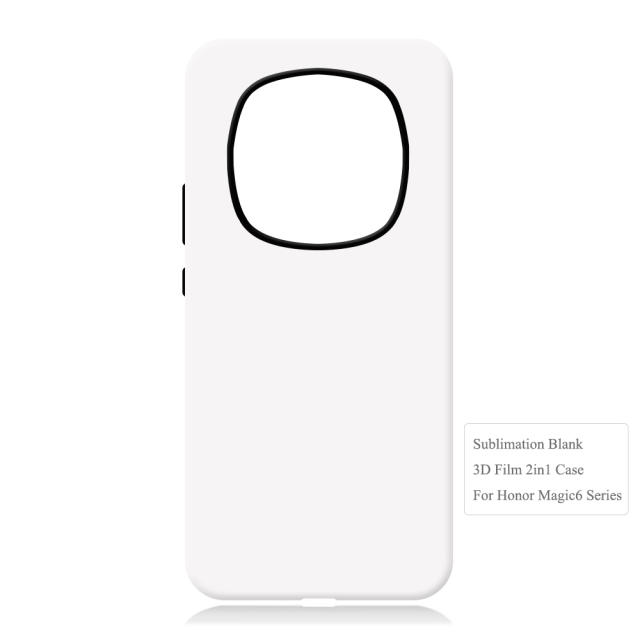 New Arrival 2in1 3D Film case Sublimation cover customized DIY Cell Phone case for Honor Magic 6, Magic 6 Pro,Magic 6 Ultimate