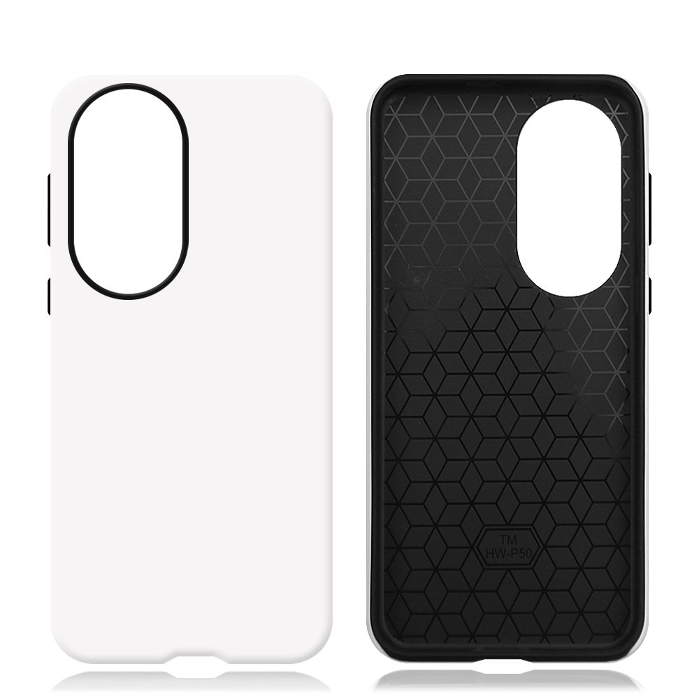 New Arrival 2in1 3D Film case Sublimation cover customized DIY Cell Phone case for Huawei P40,50,60 Series