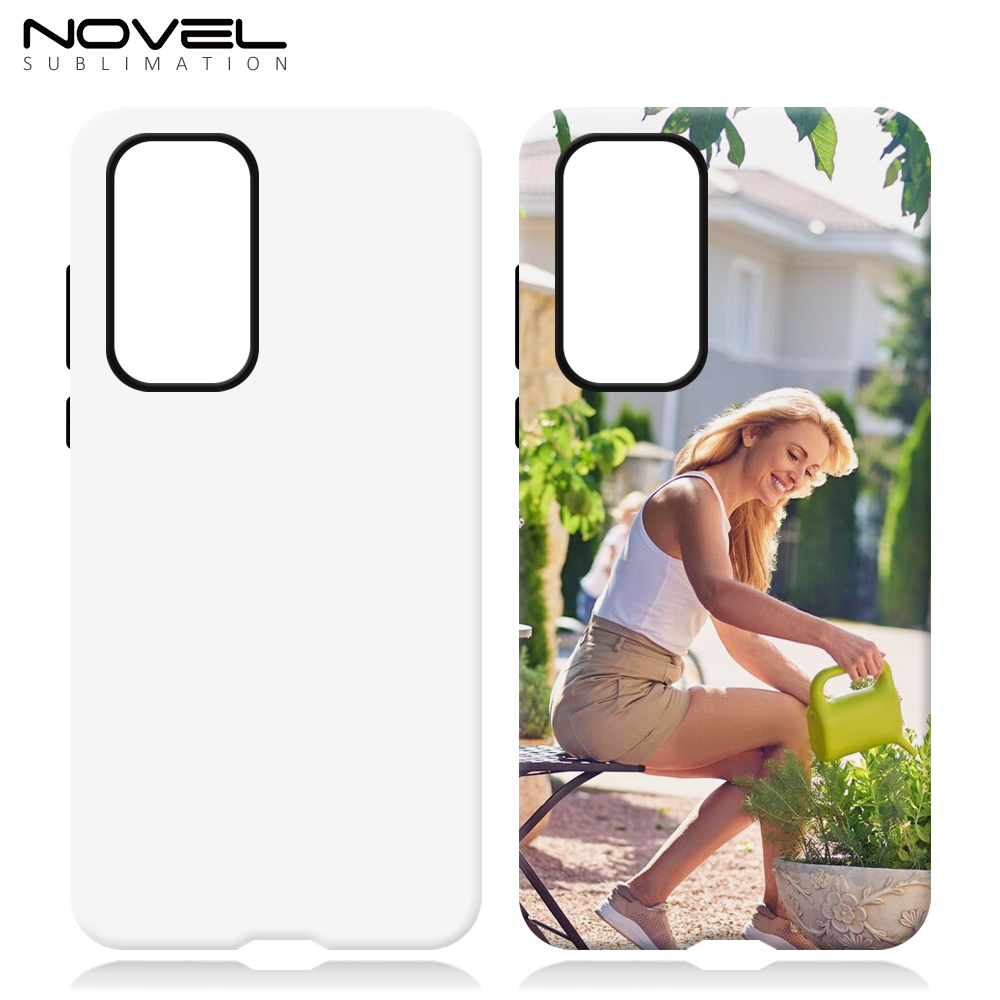 New Arrival 2in1 3D Film case Sublimation cover customized DIY Cell Phone case for Huawei P40,50,60 Series