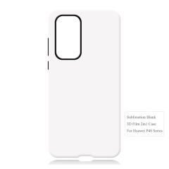New Arrival 2in1 3D Film case Sublimation cover customized DIY Cell Phone case for Huawei P40,50,60 Series