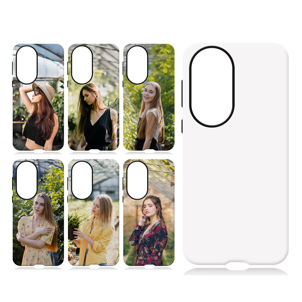New Arrival 2in1 3D Film case Sublimation cover customized DIY Cell Phone case for Huawei P40,50,60 Series