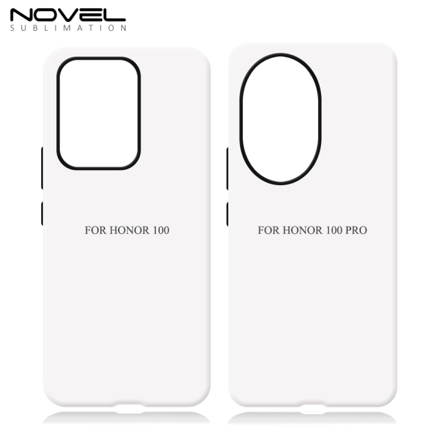 New Arrival 2in1 3D Film case Sublimation cover customized DIY Cell Phone case for Honor 100,Honor 100 Pro