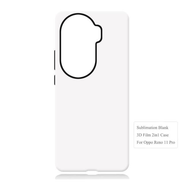 New Arrival 2in1 3D Film case Sublimation cover customized DIY Cell Phone case for Oppo Reno 11,Oppo Reno 11 Pro