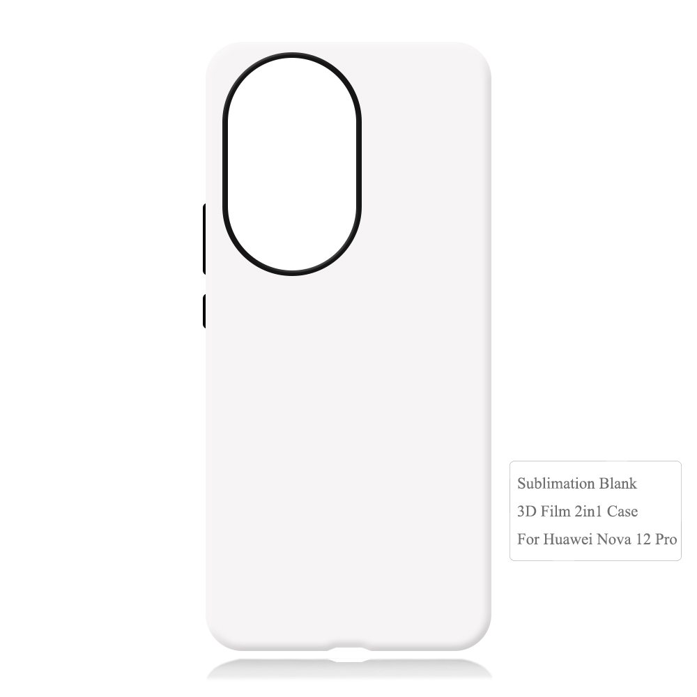 New Arrival 2in1 3D Film case Sublimation cover customized DIY Cell Phone case for Huawei Nova 7,10,12,Nova 12 Pro